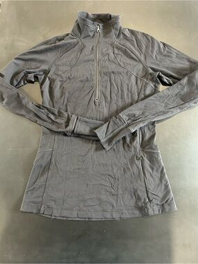 Black Quarter-Zip Athletic Pullover